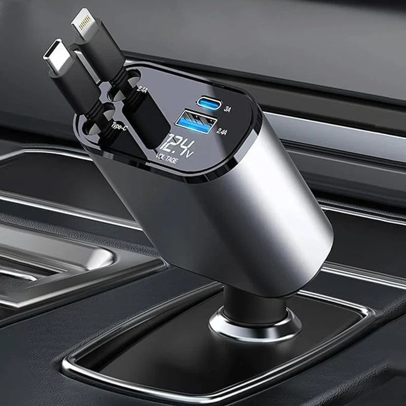 Flexi Car Charger, Fast. Flexible. Clutter-Free Charging for Every Drive!