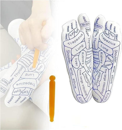 Foot Reflexology Socks with Massage Stick