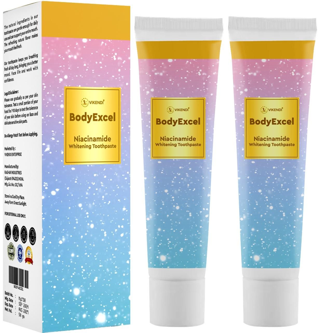 Niacinamide Whitening Toothpaste (Buy 1 Get 1 Free)