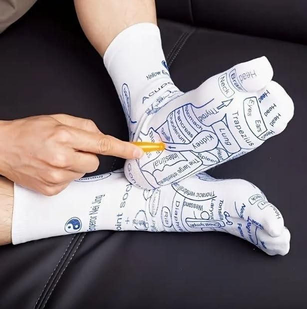 Foot Reflexology Socks with Massage Stick