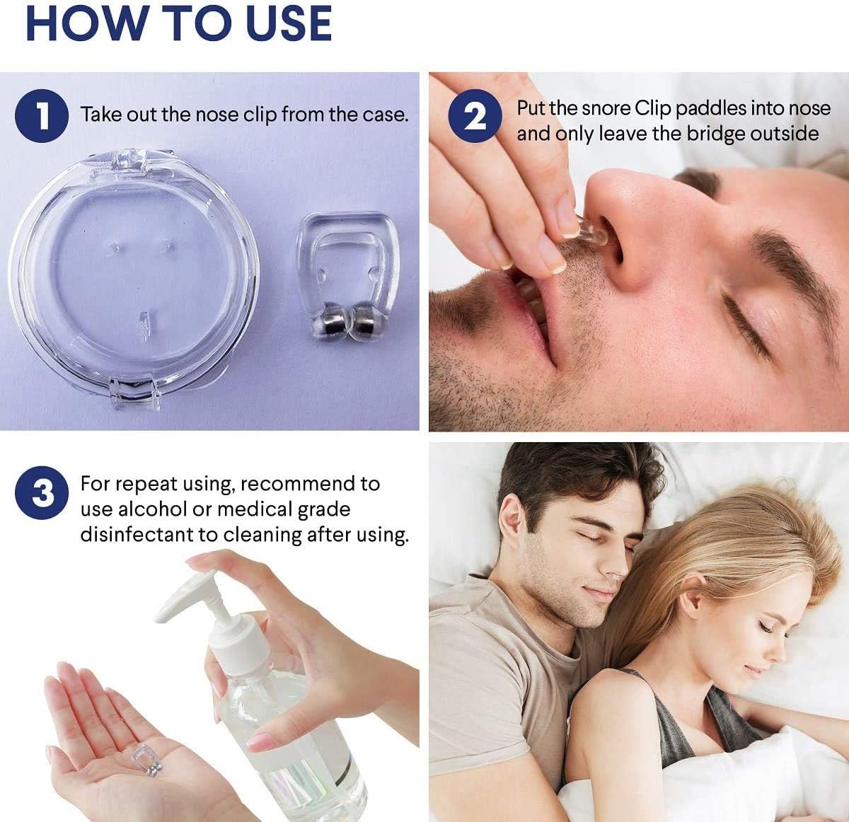 Anti Snoring Nose Clip For Men & Women