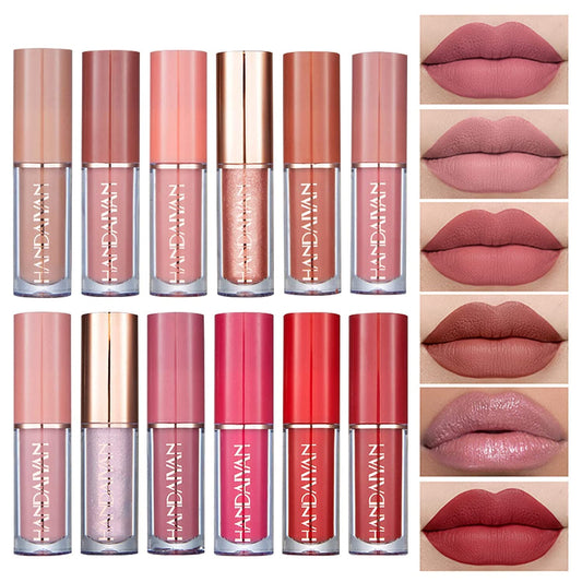 12PCS VELVET MATTE LIQUID LIPSTICK SET