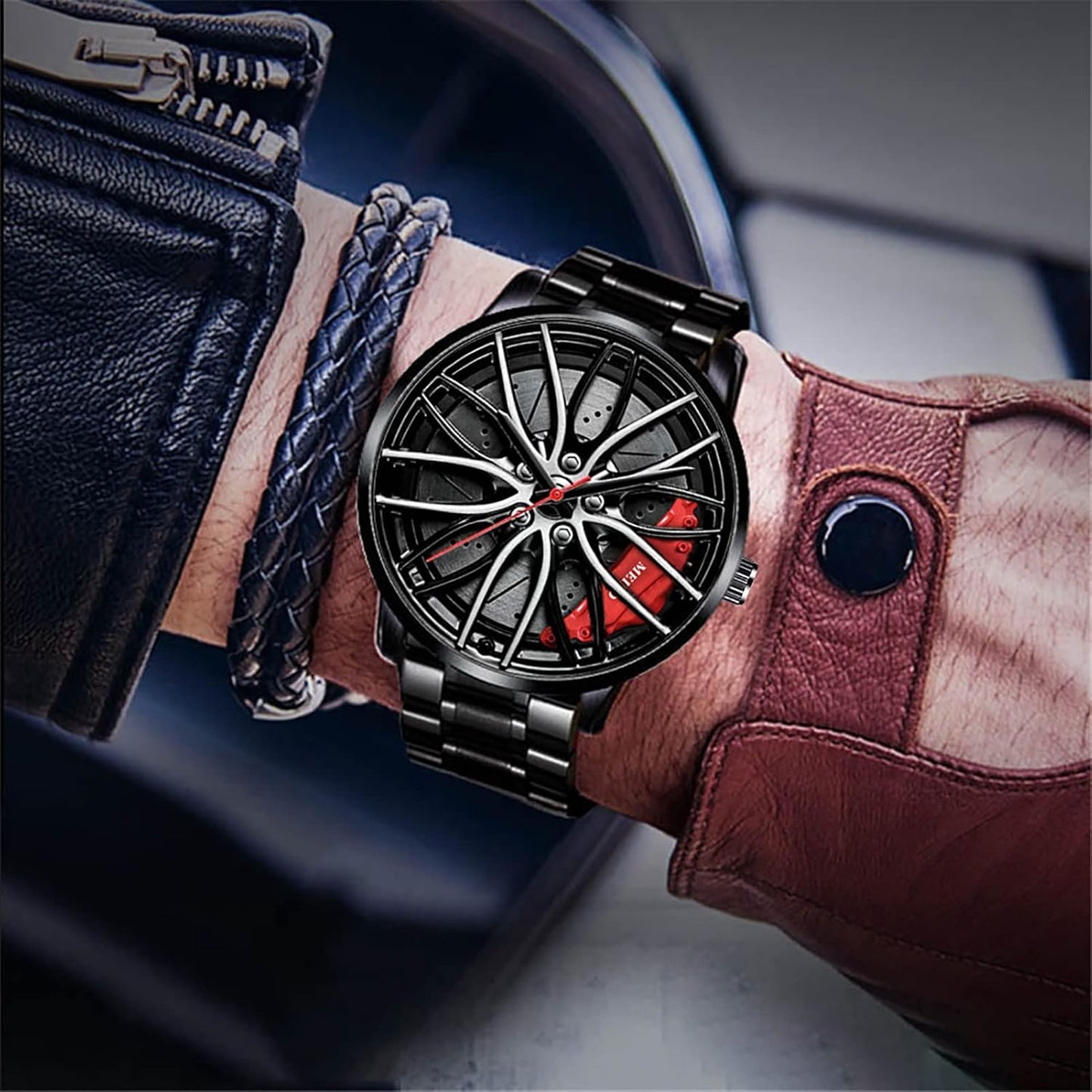 Stereoscopic Car Wheel Watch