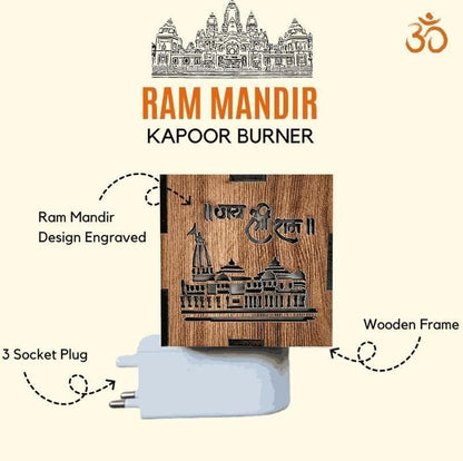 Ayodhya Ram Mandir Kapoor Burner & Night lamp