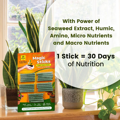 Magic Plant Grow Fertilizer Sticks (Buy 25 Sticks Get 25 Sticks Free)